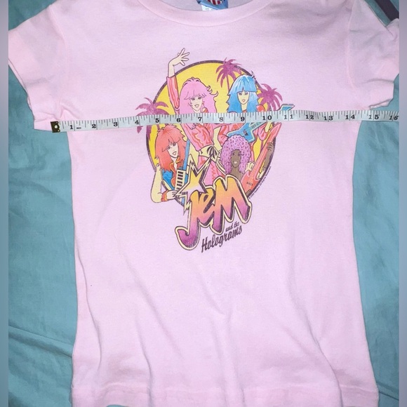 Jem and the Holograms Pink Junk Food T-Shirt - Picture 8 of 9